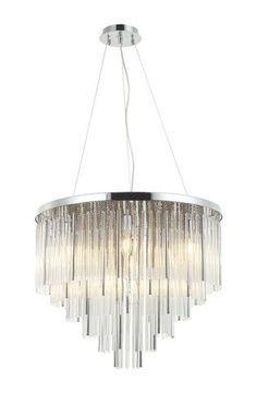 Люстра подвесная 9*Е14 2147/09/09P хром Style rain Stilfort