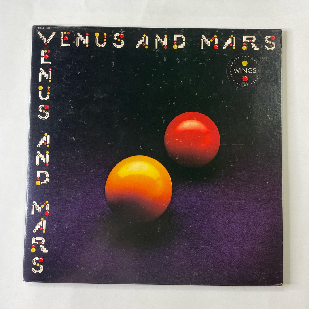 Винтажная виниловая пластинка LP Paul McCartney Wings Venus And Mars (США 1975)