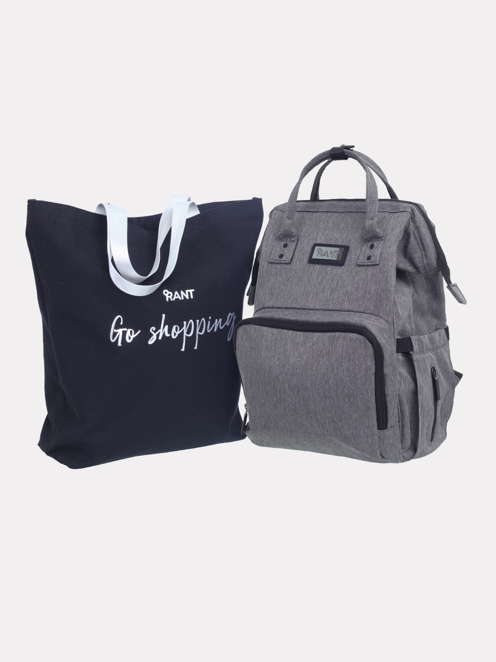 СУМКА ДЛЯ МАМЫ + ШОППЕР RANT SHOPPING SET KOALA GREY