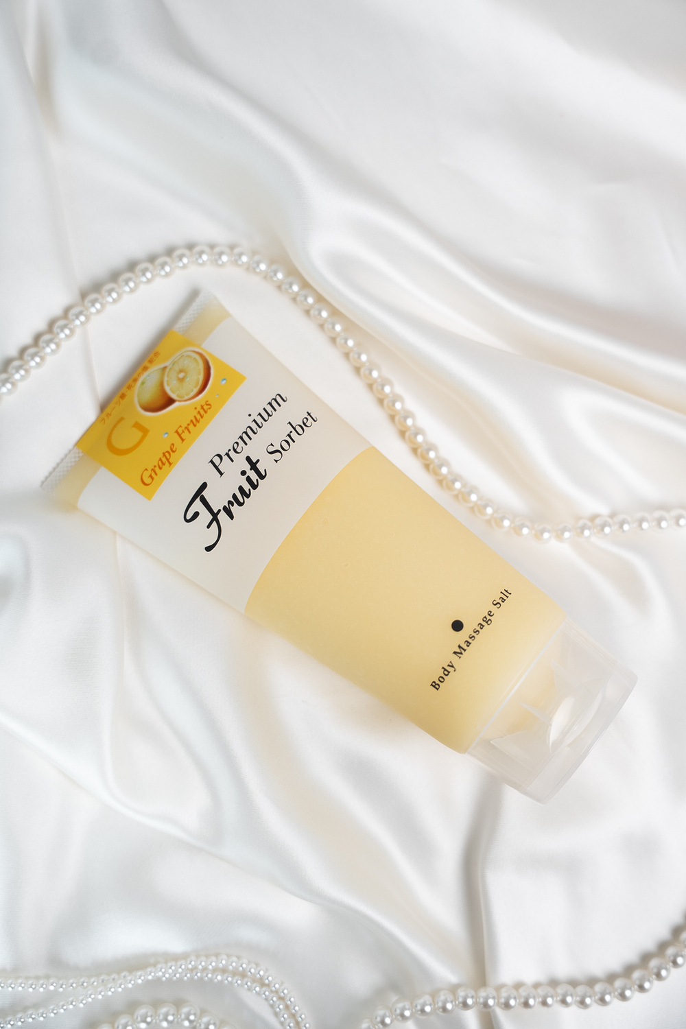 Скраб-щербет для тела с солью Тихого океана и грейпфрутом Enhel Beauty
