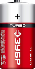 ЗУБР TURBO, С х 2, 1.5 В,, алкалиновая батарейка (59215-2C)