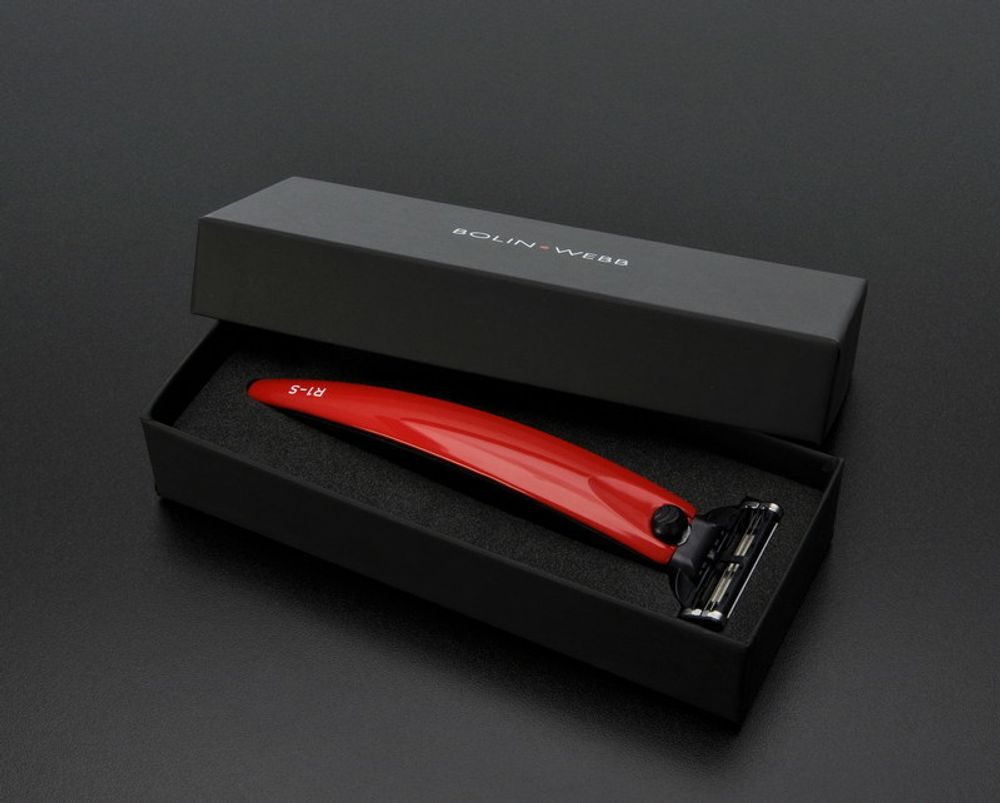 Бритва Bolin Webb R1-S, красная, Gillette Mach3 (BW R1-S RED)