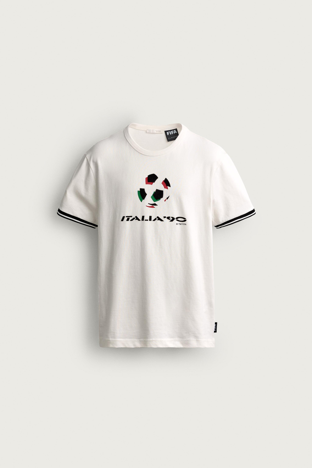 ФУТБОЛКА КОНТРАСТНАЯ ИТАЛИЯ 90 FIFA WORLD CUP™ FIFA CLASSICS — ZARA