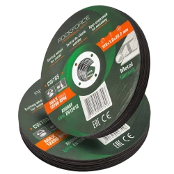 Круг отрезной по металлу 125x1.0x22.2мм (к-т 20 шт) RockFORCE RF-CW705[к-т 20 шт.]