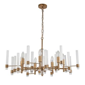 Подвесной светильник 7*E14 V000461 11040/7P Brass бронза Favara Indigo