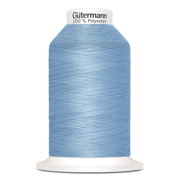 Нитки оверлочные Gutermann Miniking 120 (1000 метров), 5 кат. | 143 серо-голубой