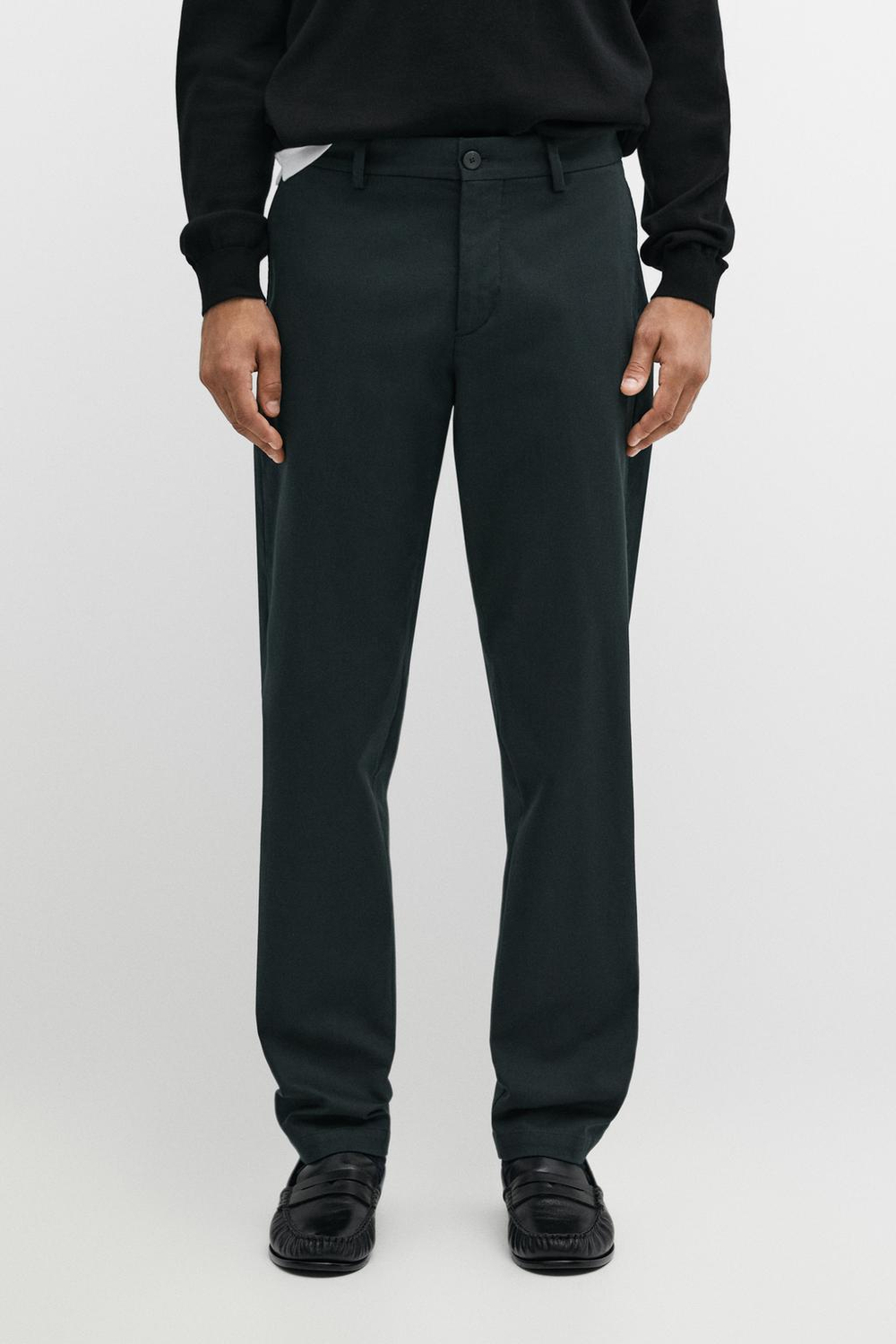 Massimo Dutti Зауженные брюки, темно-синий