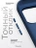 Чехол защитный для iPhone 17 Pro / 18 Pro 6.3" Gurdini Modern Case with aluminium stand Deep Blue