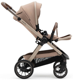 Коляска Agex Prima Pro 3 в 1 с автокреслом i-Team ATG080 Grey APP232 Beige (Бежевый)