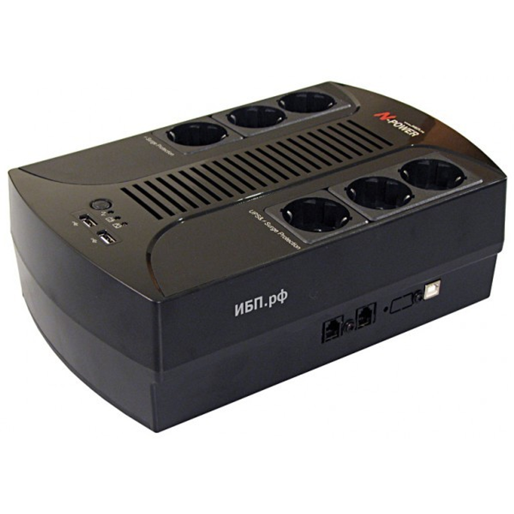 Интерактивный ИБП N-Power Gamma-Vision 850PLUS ─ однофазный ИБП 850 ВА