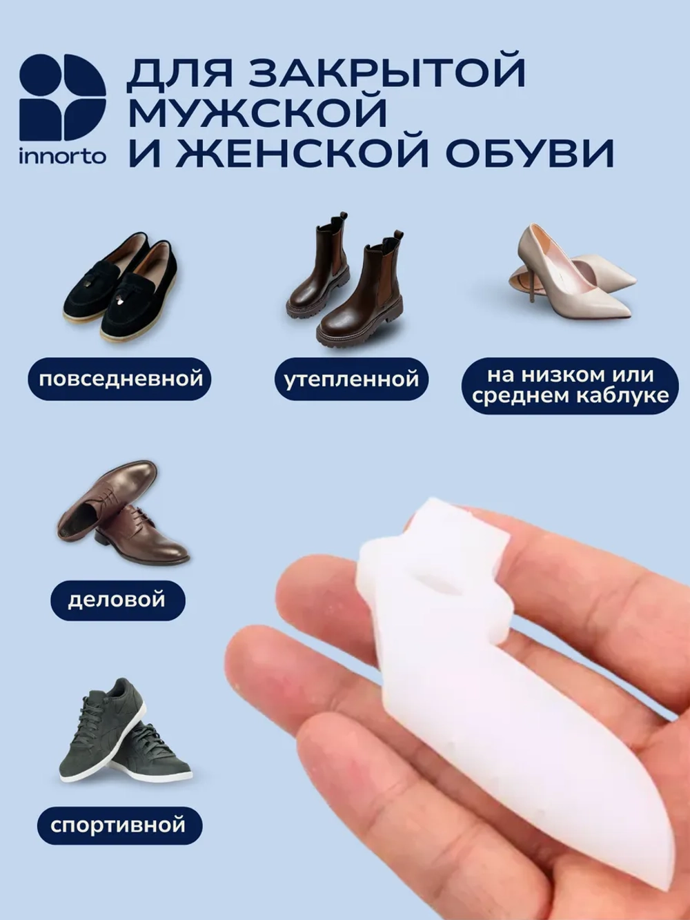 Бурсопротекторы с  разделителями для пальцев стопы
