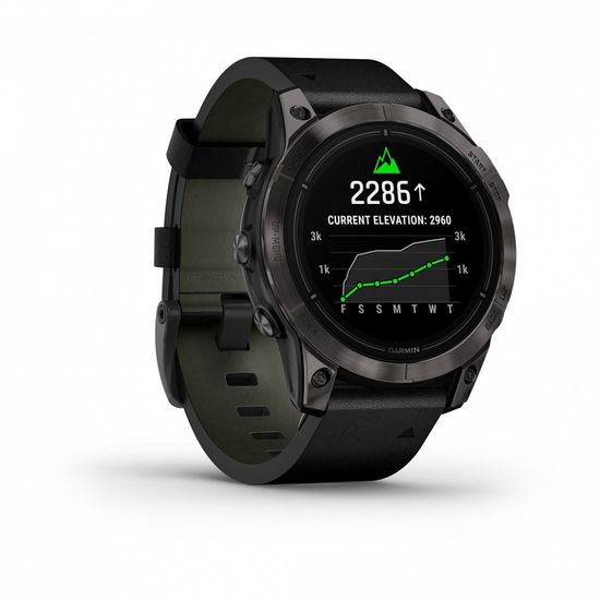 Смарт-часы Garmin EPIX Pro (Gen 2) Sapphire Edition 47 mm, Carbon Gray + black silicone watch band 010-02803-30