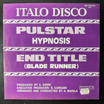 Hypnosis ‎– Pulstar / End Title (Германия 1983г.) 12", 45 RPM