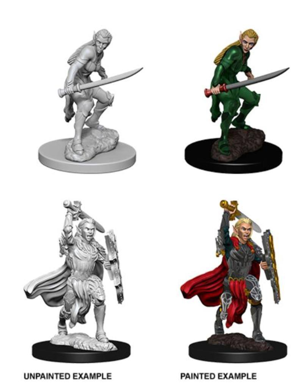 Female Elf Fighter / Эльфийки-воительницы