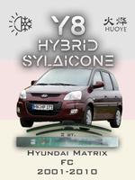 Щетки стеклоочистителя HUOYE Y8 550/400 мм на Hyundai i10 | Hook/J-Hook