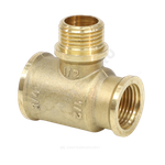 Тройник латунь переходной Ду 20х15х20 (3/4"х1/2"х3/4") ВР/НР/ВР VALFEX VF.132.L.034.012.034
