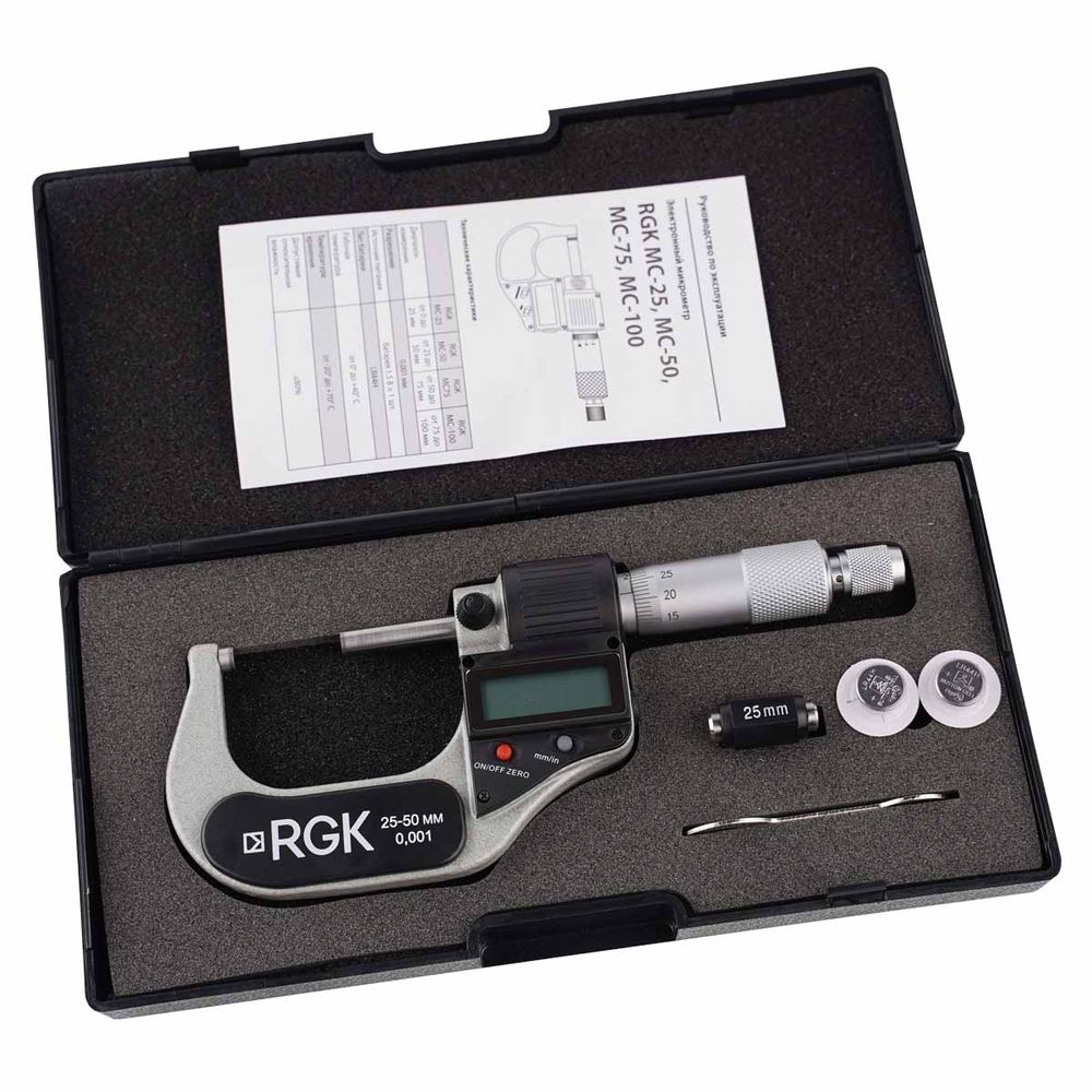 Электронный микрометр RGK MC-50, RGK