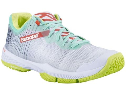 Женские кроссовки для падела Babolat Jet Ritma - grey/spring bouquet