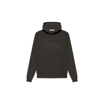 Худи Fear of God Essentials Hoodie Wood Off Black, FOG-FW22-558