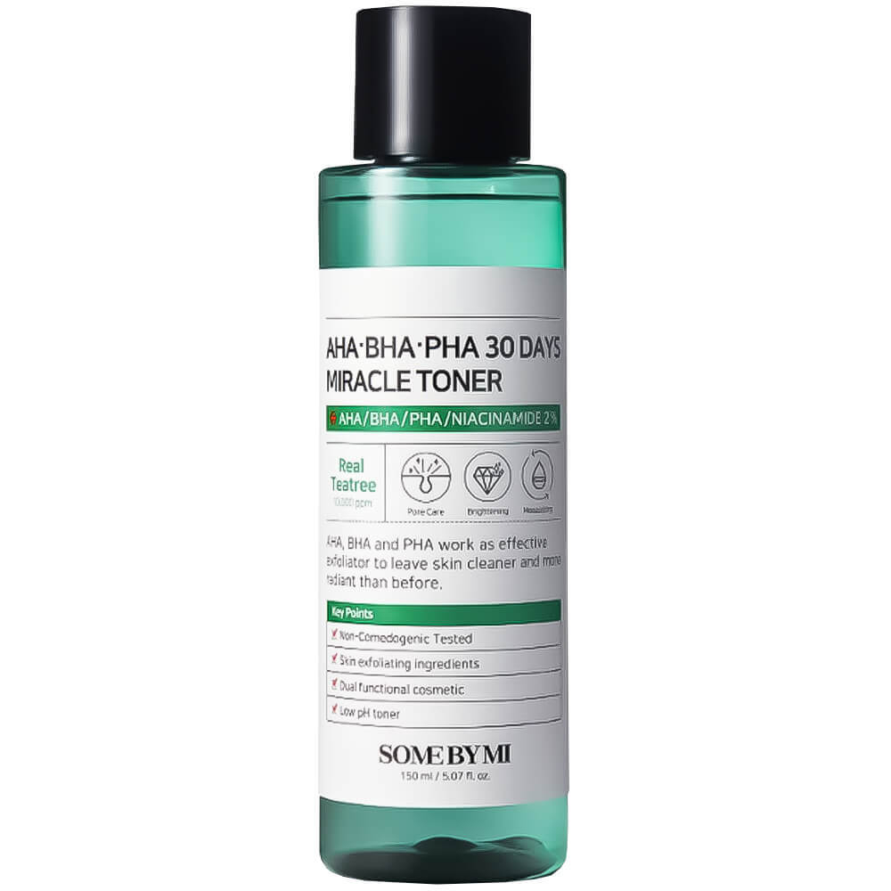Кислотный очищающий тоник для проблемной кожи Some By Mi AHA-BHA-PHA 30 Days Miracle Toner
