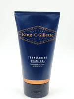 Прозрачный гель для бритья King C. Gillette, 150 мл (Из Эстонии)