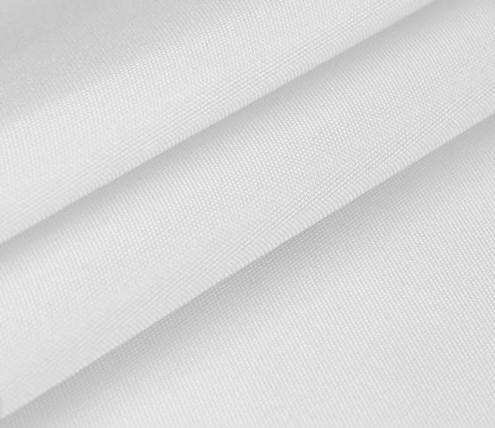 Оксфорд 210 D ткань уличная водоотталкивающая, White белый, шир. 1,5 м