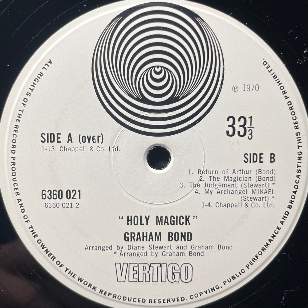 Graham Bond ‎– Holy Magick (Англия 1979г.)