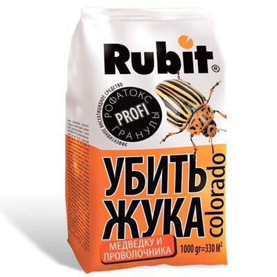 Средство от колорад. жука и других вредителей гранулы РОФАТОКС 1кг (10) Рубит
