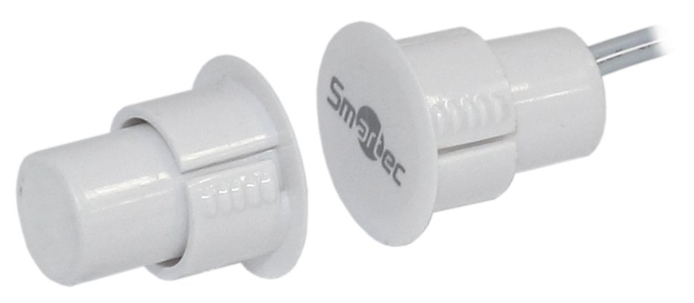 ST-DM030NO-WT Извещатель охранный точечный магнитоконтактный Smartec