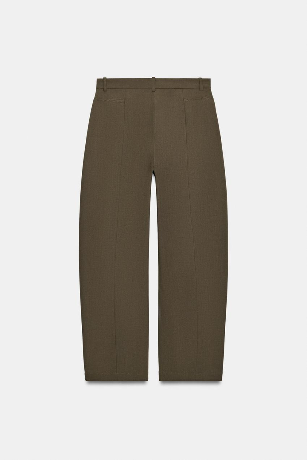 ZARA БРЮКИ BALLOON ZW COLLECTION, ХАКИ