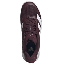 Теннисные кроссовки Adidas Adizero Ubersonic 5 M - maroon/silver metallic/core black