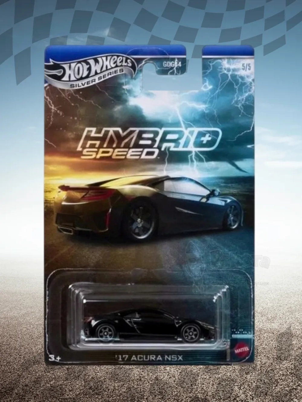 Машинка Хот Вилс Hybrid Speed 17 Acura NSX JDY87 JCB80