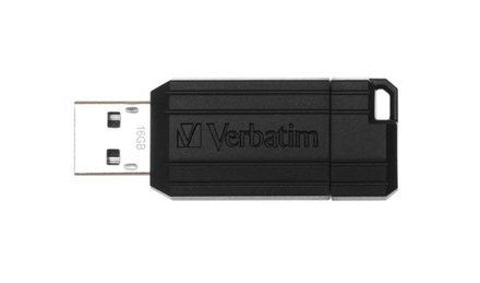 Флеш-накопитель Verbatim PinStripe 16GB, USB 2.0