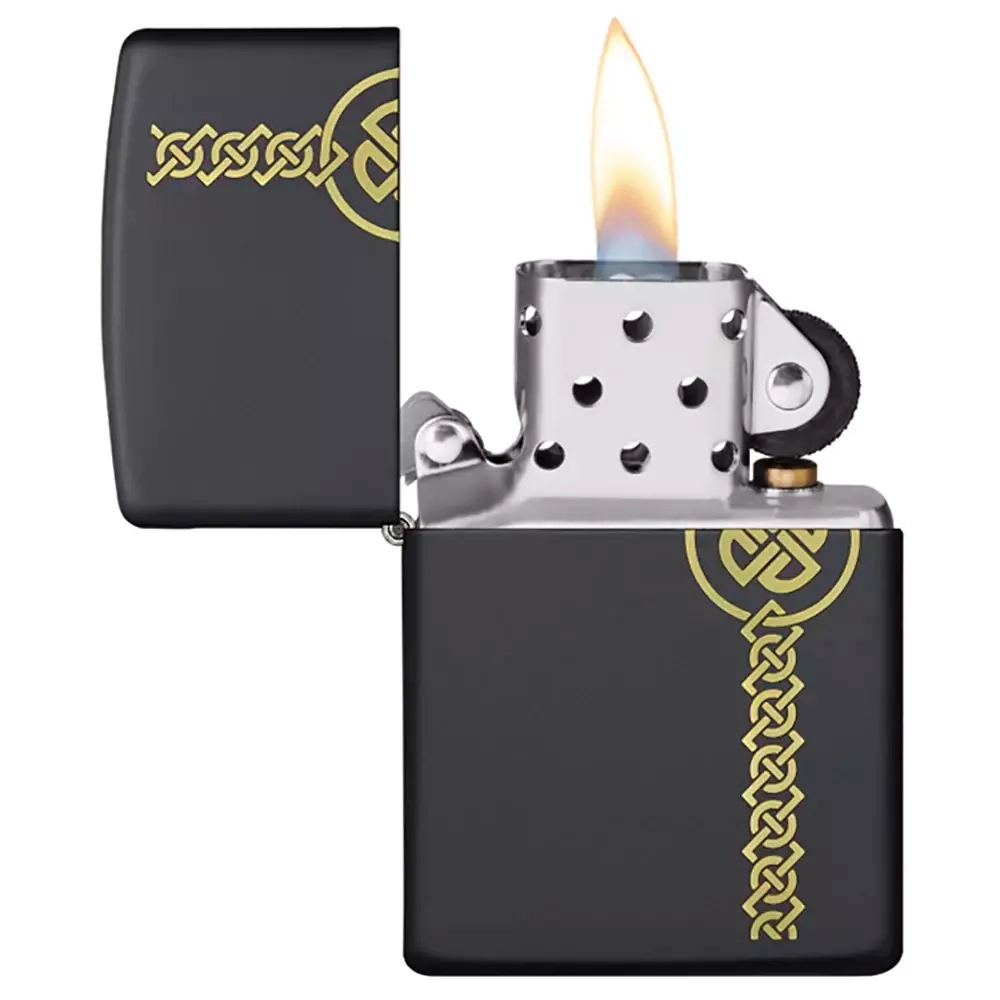 Зажигалка Zippo 49518 Celtic Design, Black Matte