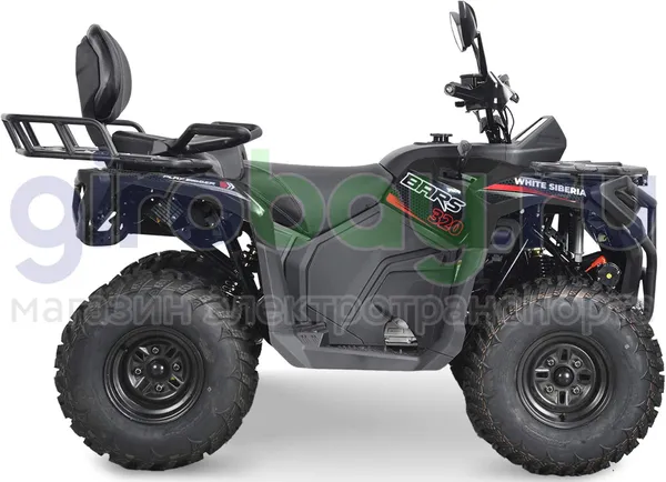 Бензиновый квадроцикл WHITE SIBERIA BARS 320 - Чёрный фото №7