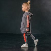 Платье-худи "Тринити" серое