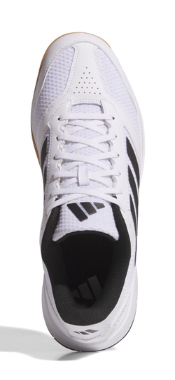 Мужские кроссовки для бадминтона/сквоша Adidas Ligra 8 M - cloud white/core black/cloud white