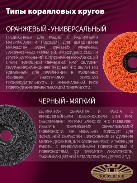 Круг коралловый оранжевый 125х22,23