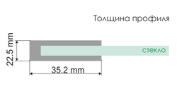 Main 41S02-80 Стеклянная шторка на ванну