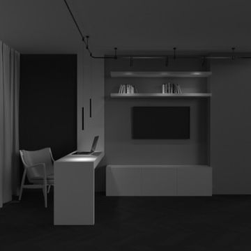 Трековый магнитный светодиодный светильник 5W 3000K TR155-1-5W3K-B черный 60° Focus Led Flarity Maytoni