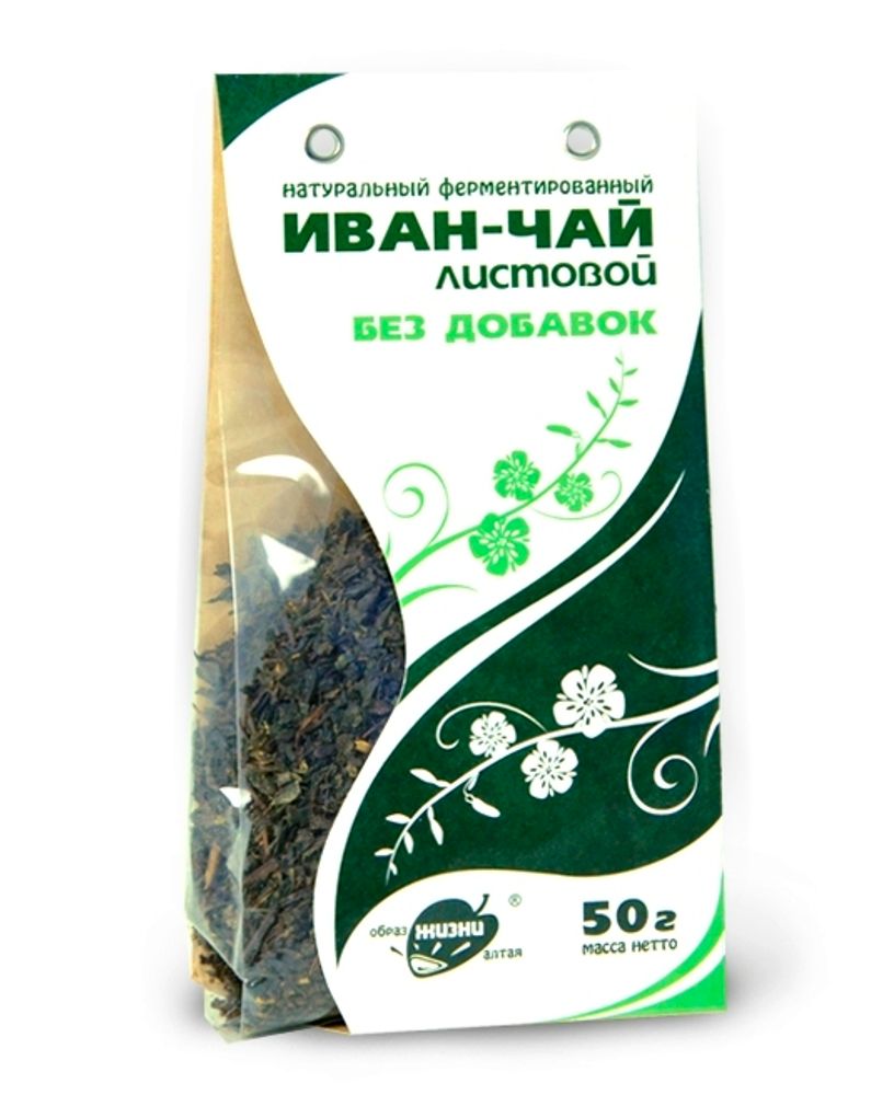 Иван-чай Образ Жизни листовой без добавок 50 г