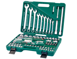 S04H52482S Набор инструмента универсальный 1/4", 1/2"DR, 82 предмета