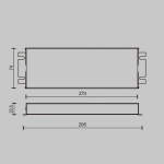 Источник напряжения TRIAC 24В 300Вт IP67, 734005. TM Maytoni