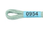 Мулине Gamma 100% хлопок, цв.0954 мята, 24 мотка по 8 метров