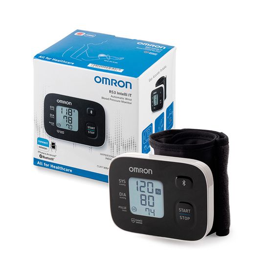 Тонометр Omron автоматический на запястье RS3 Intelli IT, HEM-6161T-E