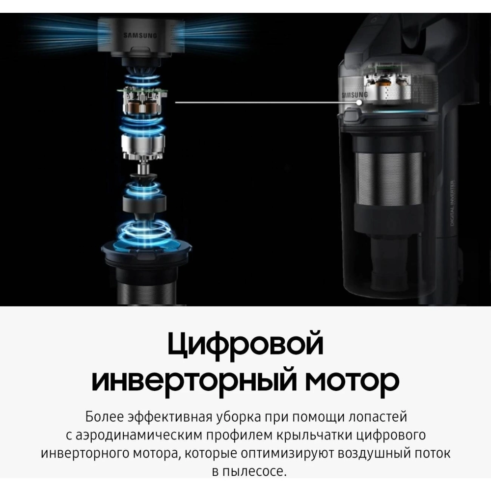 Пылесос беспроводной, моющий Samsung VS20B75ADR5/EV