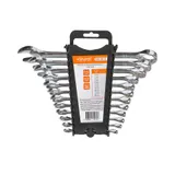 Набор ключей комбинир. гаечных 12 пред 8-22мм (6-14,17,19,22) Cr-V, хромированный, Sturm! — фото 1