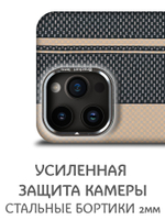 Дизайнерский чехол для IPHONE 14 PRO MAX с камерой-подставкой и MagSafe