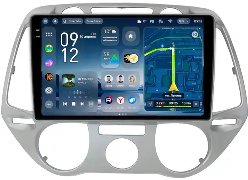 Магнитола для Hyundai i20 2009-2012 (кондиционер) - Teyes CC4-PRO монитор 9.5" 2K QLED на Android 13, Быстрейшая, Snapdragon 778G, ИИ, CarPlay, DSP, 4G SIM-слот