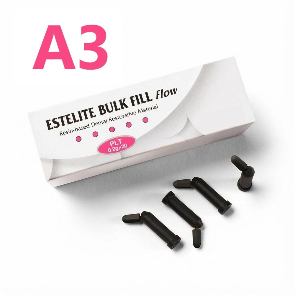 Estelite Bulk Fill Flow A3 (3гр.) Эстелайт Балк Флоу А3, жидкотекучий пломбировочный материал